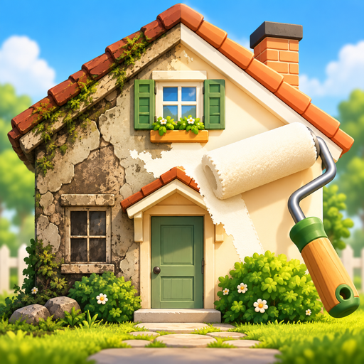 House renovation tools icon